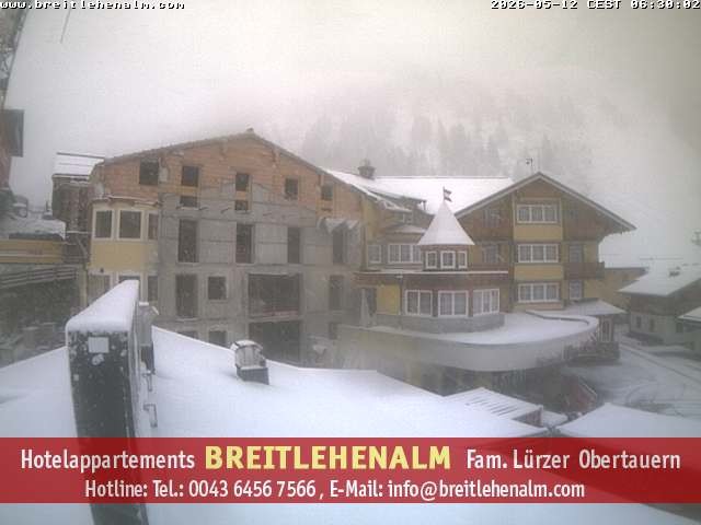 Archiv Foto Webcam Breitlehenalm Obertauern Appartementhaus