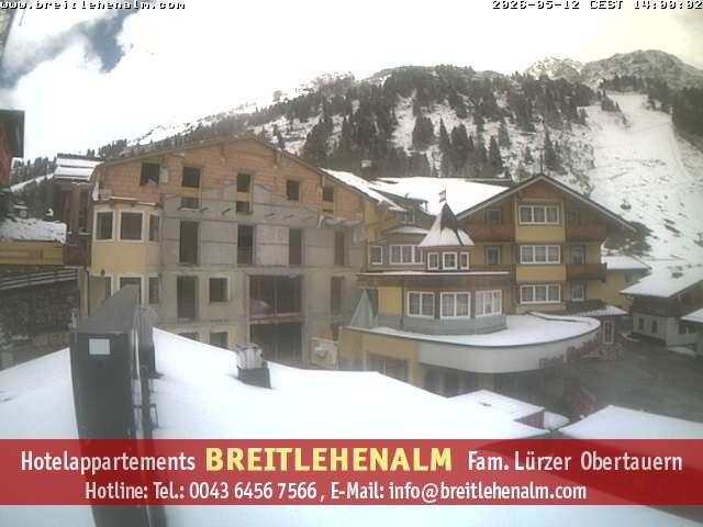 Archiv Foto Webcam Breitlehenalm Obertauern Appartementhaus