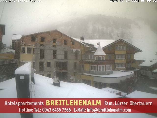 Archiv Foto Webcam Breitlehenalm Obertauern Appartementhaus