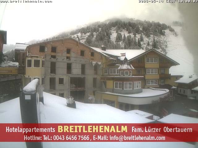 Archiv Foto Webcam Breitlehenalm Obertauern Appartementhaus