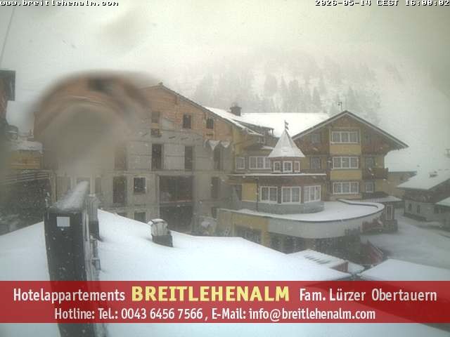 Archiv Foto Webcam Breitlehenalm Obertauern Appartementhaus