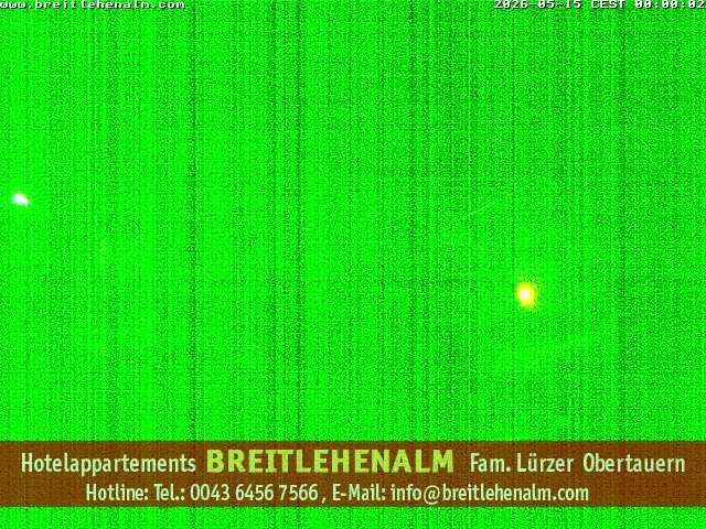 Archived image Webcam View from the hotel Breitlehenalm