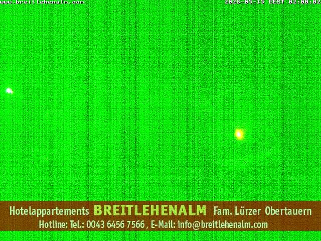 Archived image Webcam View from the hotel Breitlehenalm