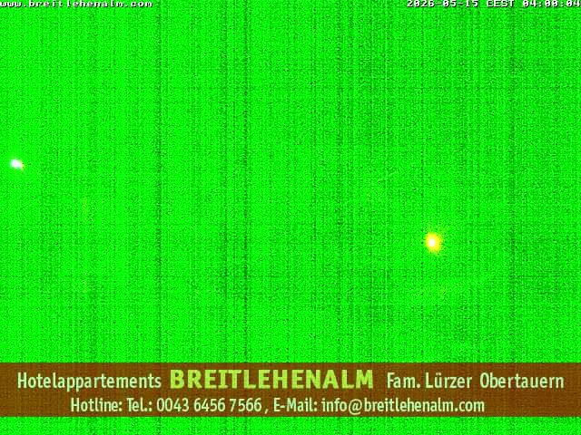 Archived image Webcam View from the hotel Breitlehenalm