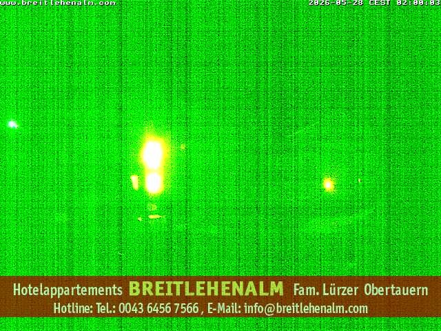 Archived image Webcam View from the hotel Breitlehenalm