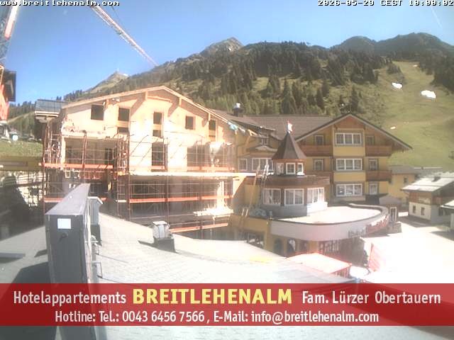Archiv Foto Webcam Breitlehenalm Obertauern Appartementhaus