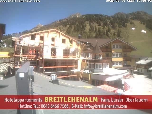 Archiv Foto Webcam Breitlehenalm Obertauern Appartementhaus