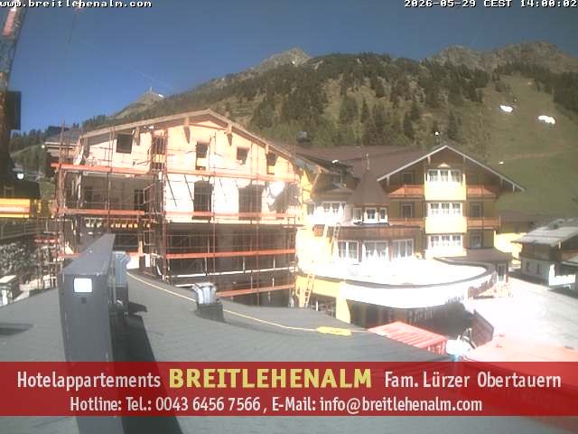 Archiv Foto Webcam Breitlehenalm Obertauern Appartementhaus