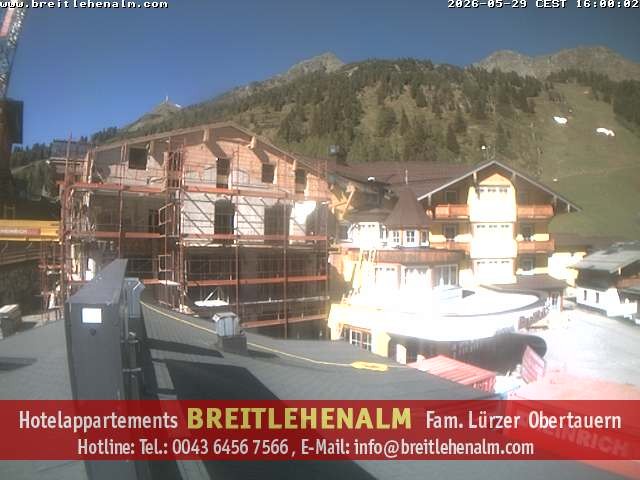 Archiv Foto Webcam Breitlehenalm Obertauern Appartementhaus