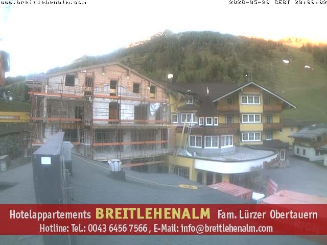 Archiv Foto Webcam Breitlehenalm Obertauern Appartementhaus