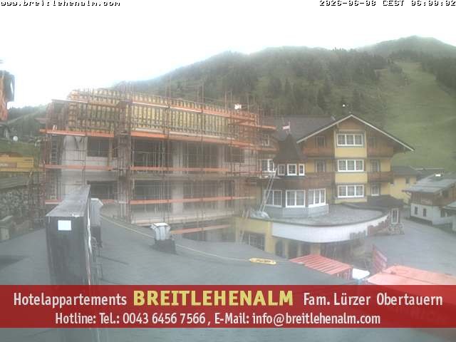 Archiv Foto Webcam Breitlehenalm Obertauern Appartementhaus