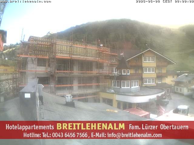 Archiv Foto Webcam Breitlehenalm Obertauern Appartementhaus