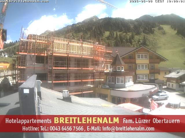 Archiv Foto Webcam Breitlehenalm Obertauern Appartementhaus