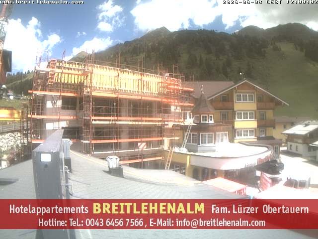 Archiv Foto Webcam Breitlehenalm Obertauern Appartementhaus