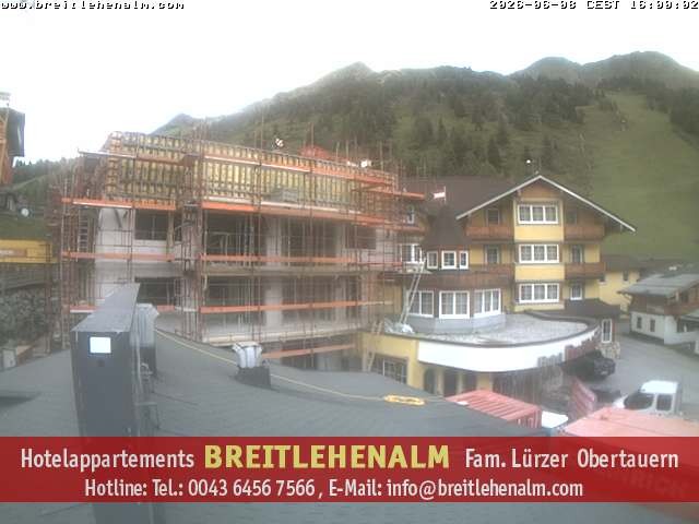 Archiv Foto Webcam Breitlehenalm Obertauern Appartementhaus