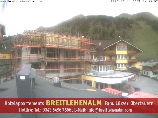Archiv Foto Webcam Breitlehenalm Obertauern Appartementhaus