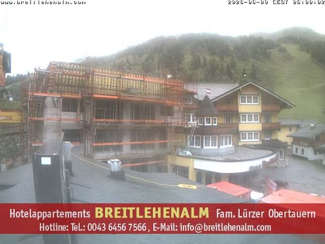 Archiv Foto Webcam Breitlehenalm Obertauern Appartementhaus