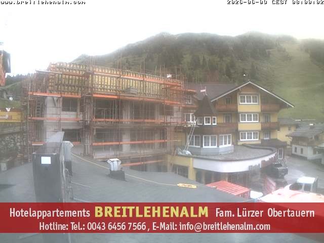 Archiv Foto Webcam Breitlehenalm Obertauern Appartementhaus