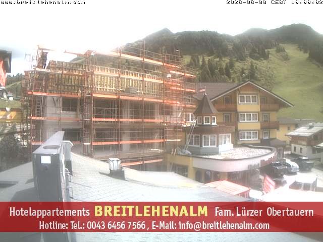 Archiv Foto Webcam Breitlehenalm Obertauern Appartementhaus