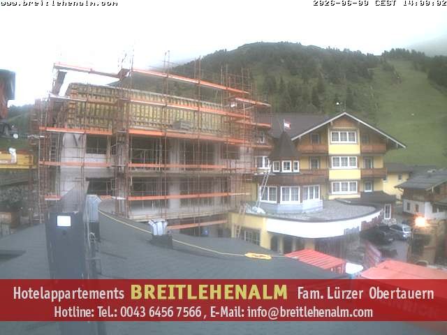 Archiv Foto Webcam Breitlehenalm Obertauern Appartementhaus