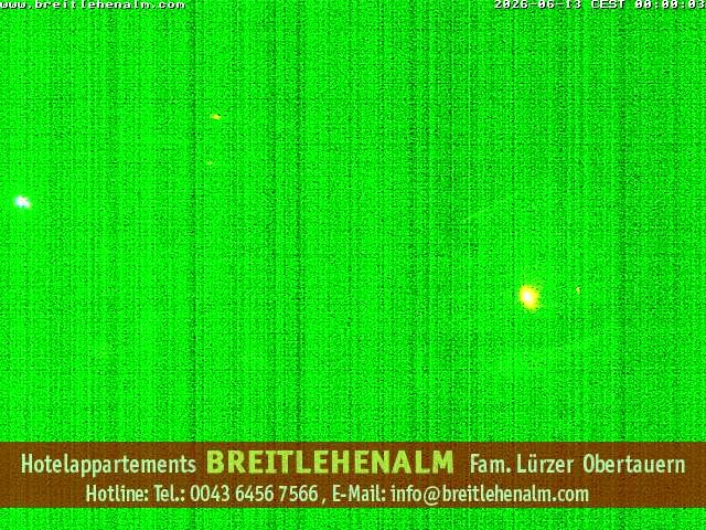 Archived image Webcam View from the hotel Breitlehenalm
