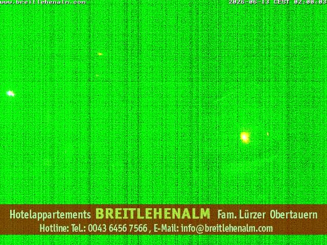 Archived image Webcam View from the hotel Breitlehenalm