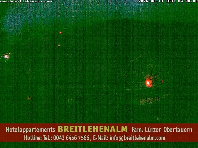Archived image Webcam View from the hotel Breitlehenalm