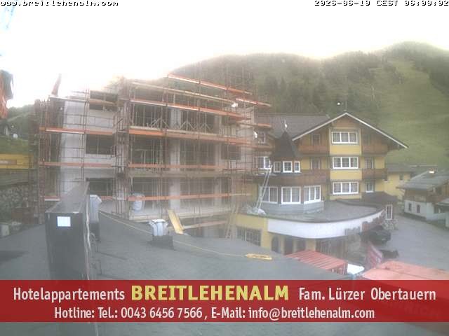 Archiv Foto Webcam Breitlehenalm Obertauern Appartementhaus