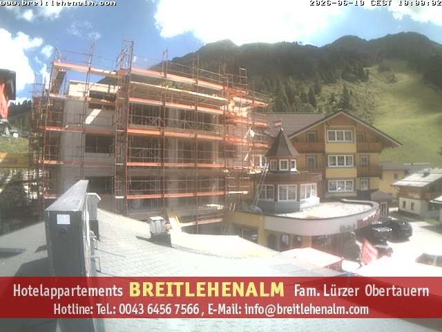 Archiv Foto Webcam Breitlehenalm Obertauern Appartementhaus
