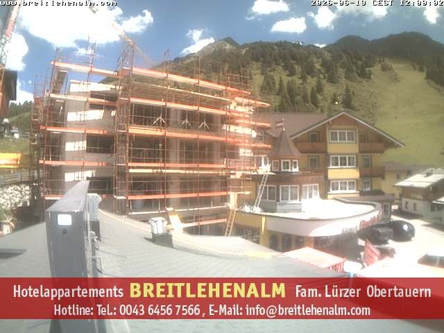 Archiv Foto Webcam Breitlehenalm Obertauern Appartementhaus
