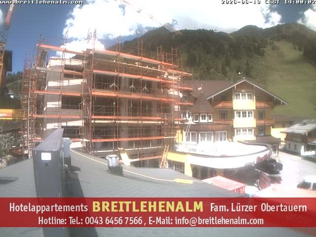 Archiv Foto Webcam Breitlehenalm Obertauern Appartementhaus