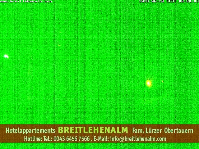 Archived image Webcam View from the hotel Breitlehenalm