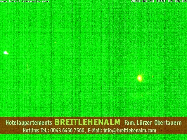 Archived image Webcam View from the hotel Breitlehenalm