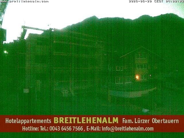 Archived image Webcam View from the hotel Breitlehenalm