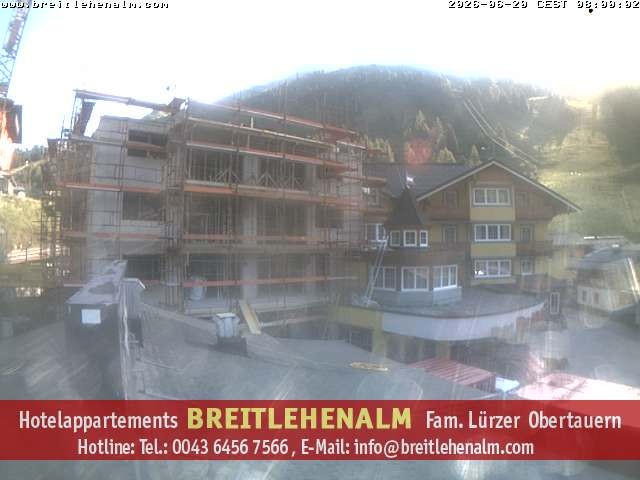 Archiv Foto Webcam Breitlehenalm Obertauern Appartementhaus
