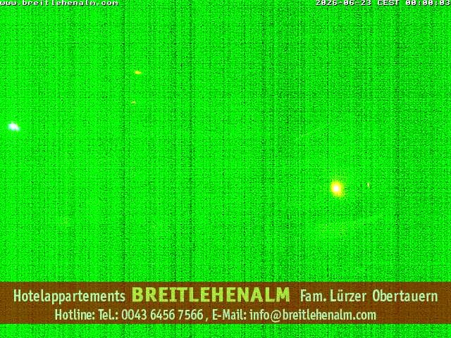Archived image Webcam View from the hotel Breitlehenalm