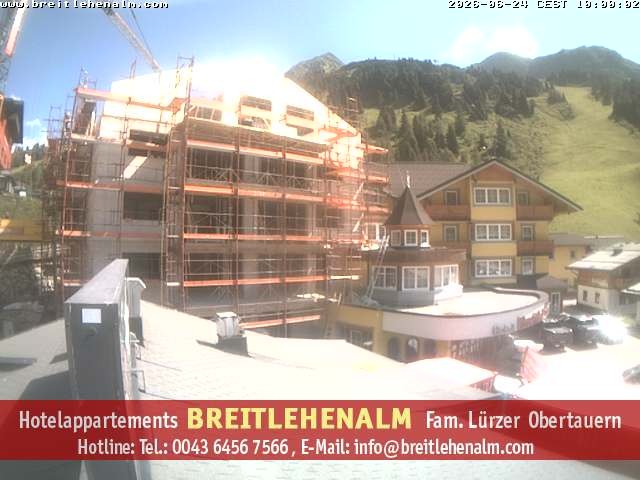 Archiv Foto Webcam Breitlehenalm Obertauern Appartementhaus