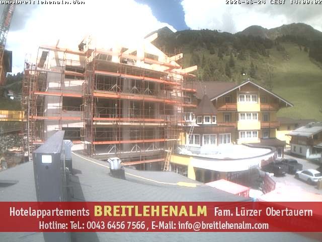Archiv Foto Webcam Breitlehenalm Obertauern Appartementhaus