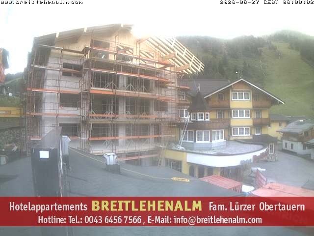 Archiv Foto Webcam Breitlehenalm Obertauern Appartementhaus