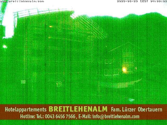 Archived image Webcam View from the hotel Breitlehenalm