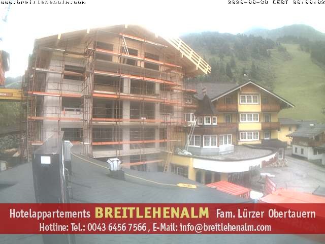 Archiv Foto Webcam Breitlehenalm Obertauern Appartementhaus