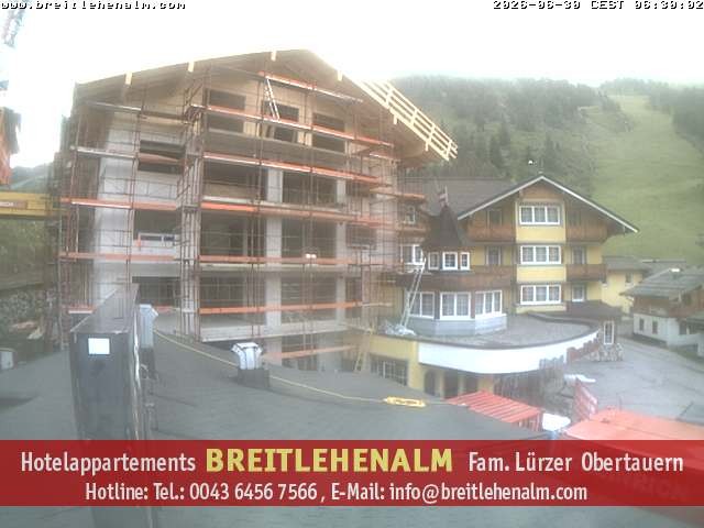 Archiv Foto Webcam Breitlehenalm Obertauern Appartementhaus