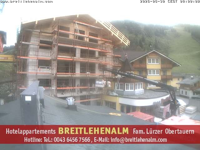 Archiv Foto Webcam Breitlehenalm Obertauern Appartementhaus