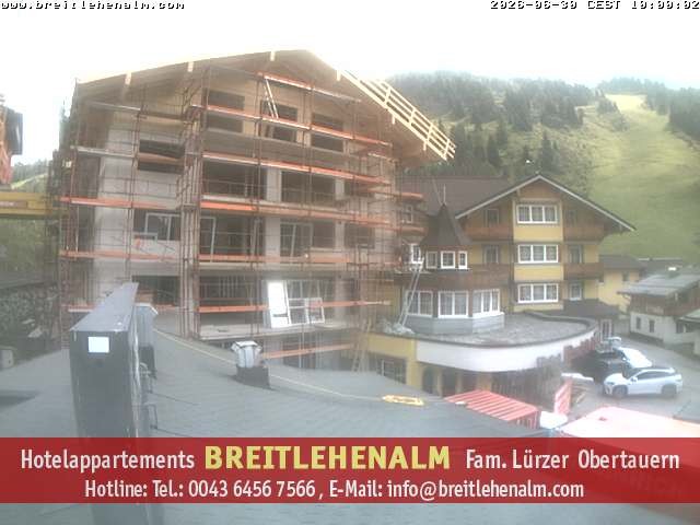 Archiv Foto Webcam Breitlehenalm Obertauern Appartementhaus