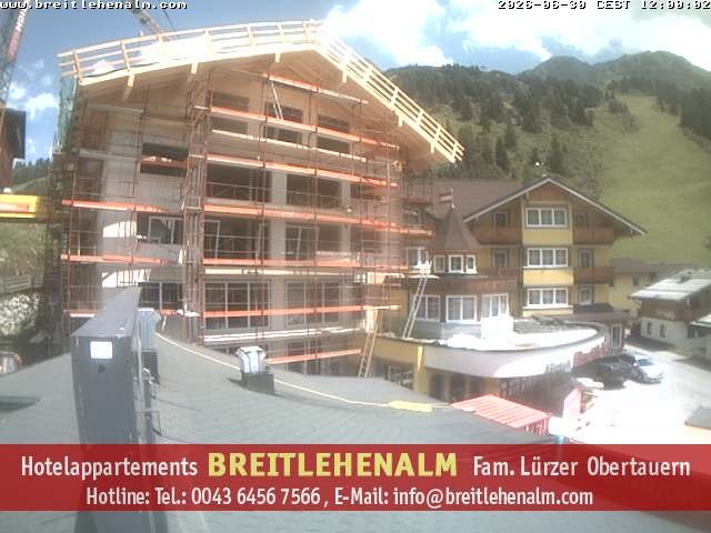 Archiv Foto Webcam Breitlehenalm Obertauern Appartementhaus