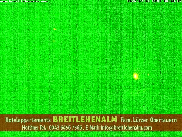 Archived image Webcam View from the hotel Breitlehenalm