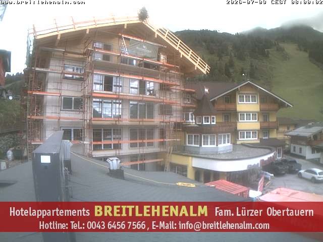Archiv Foto Webcam Breitlehenalm Obertauern Appartementhaus