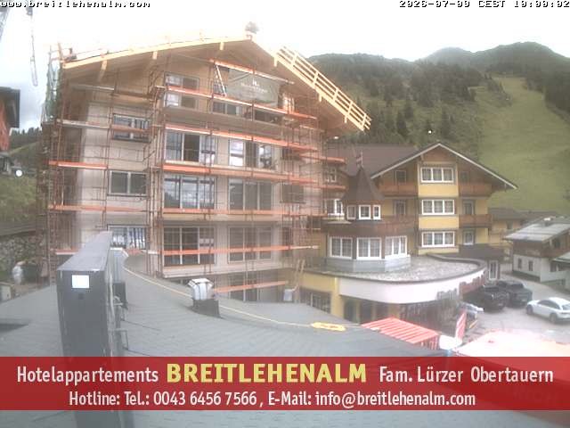 Archiv Foto Webcam Breitlehenalm Obertauern Appartementhaus