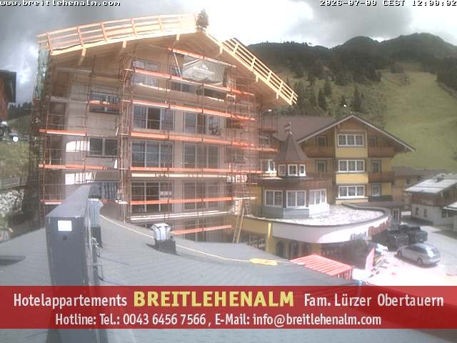 Archiv Foto Webcam Breitlehenalm Obertauern Appartementhaus