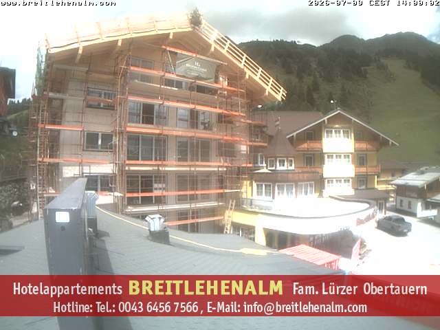 Archiv Foto Webcam Breitlehenalm Obertauern Appartementhaus